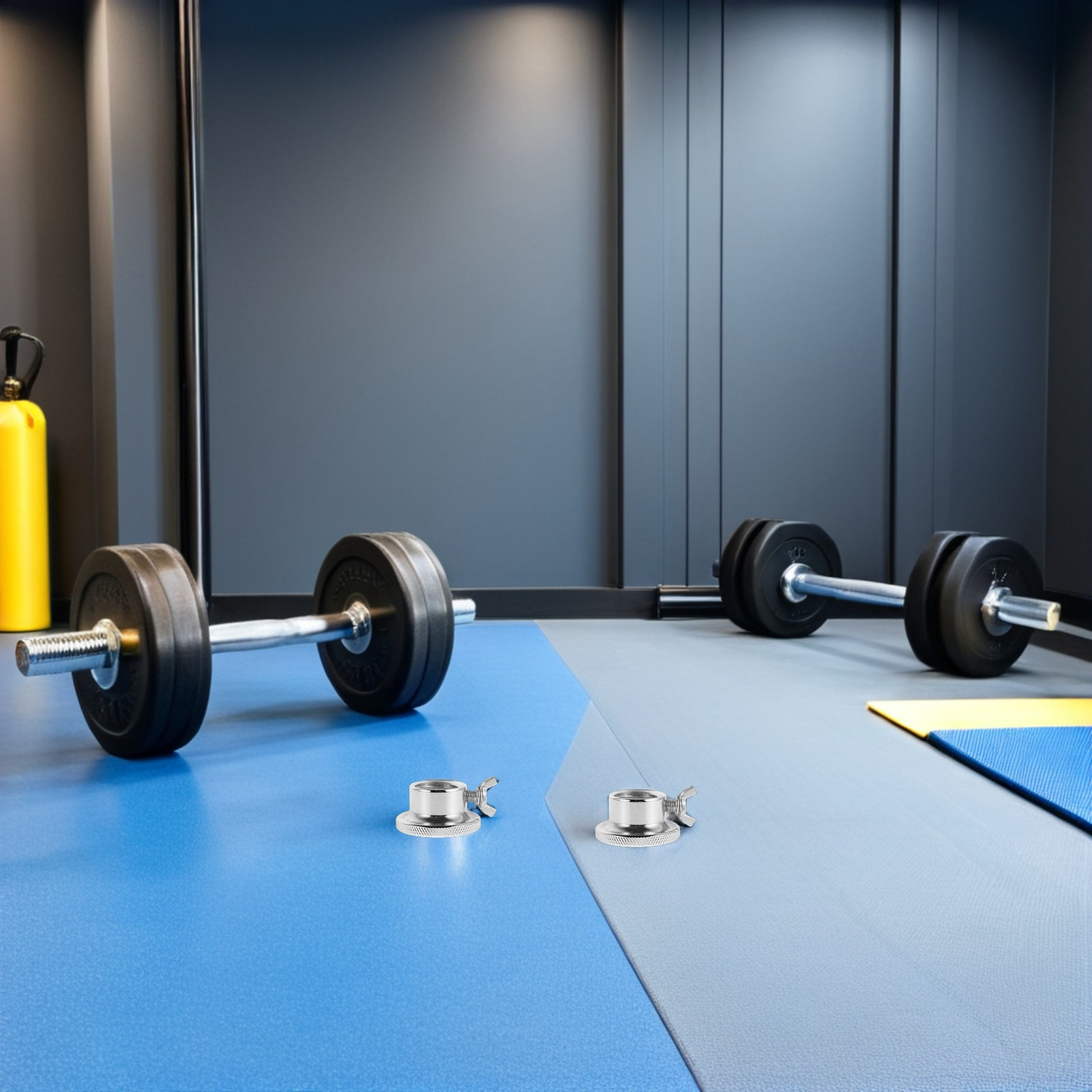 Home Gym Gym - 4개입 덤벨 풀림 방지 너트 바벨