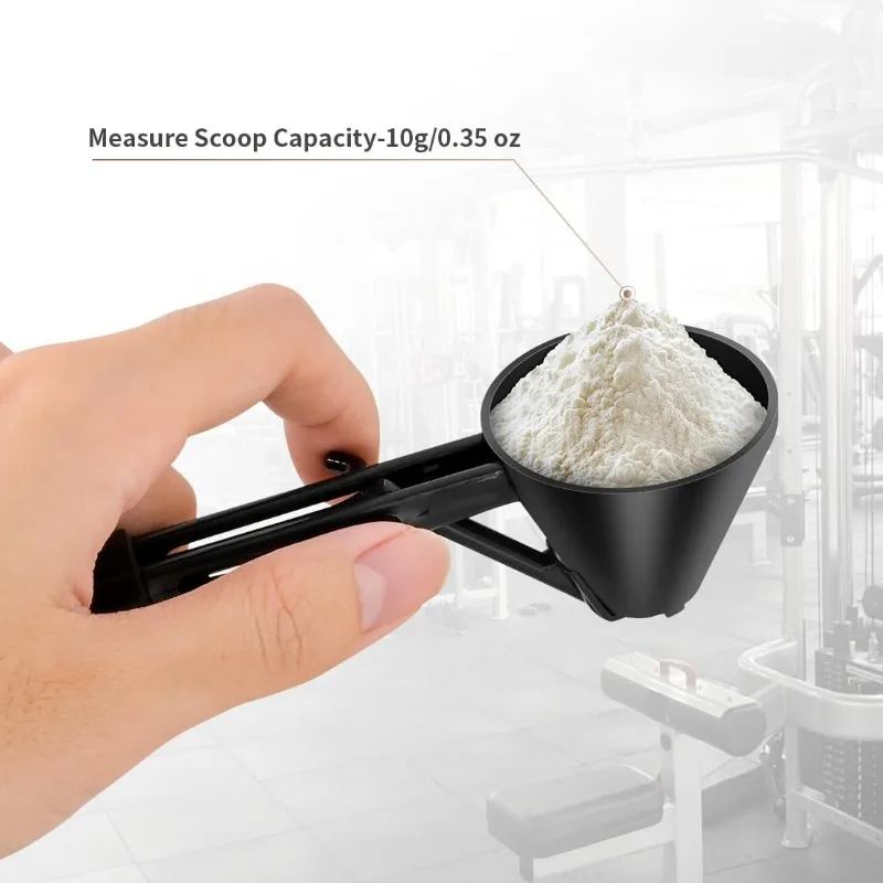 Home Gym Options - 1pcs 다용도 측정 숟가락 깔때기 단백질