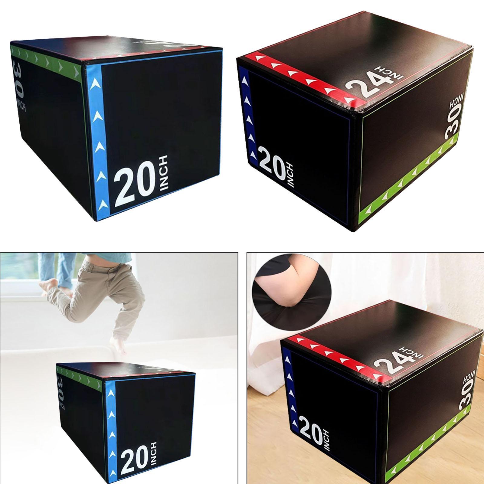 Home Gym In A Box - 3-in-1 점프 박스 플라이오메트릭 박스, 근력