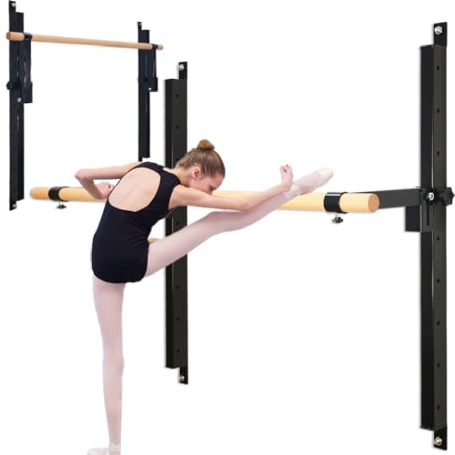 Home Gym Wall - 벽걸이형 발레 바 4피트 5피트 높이
