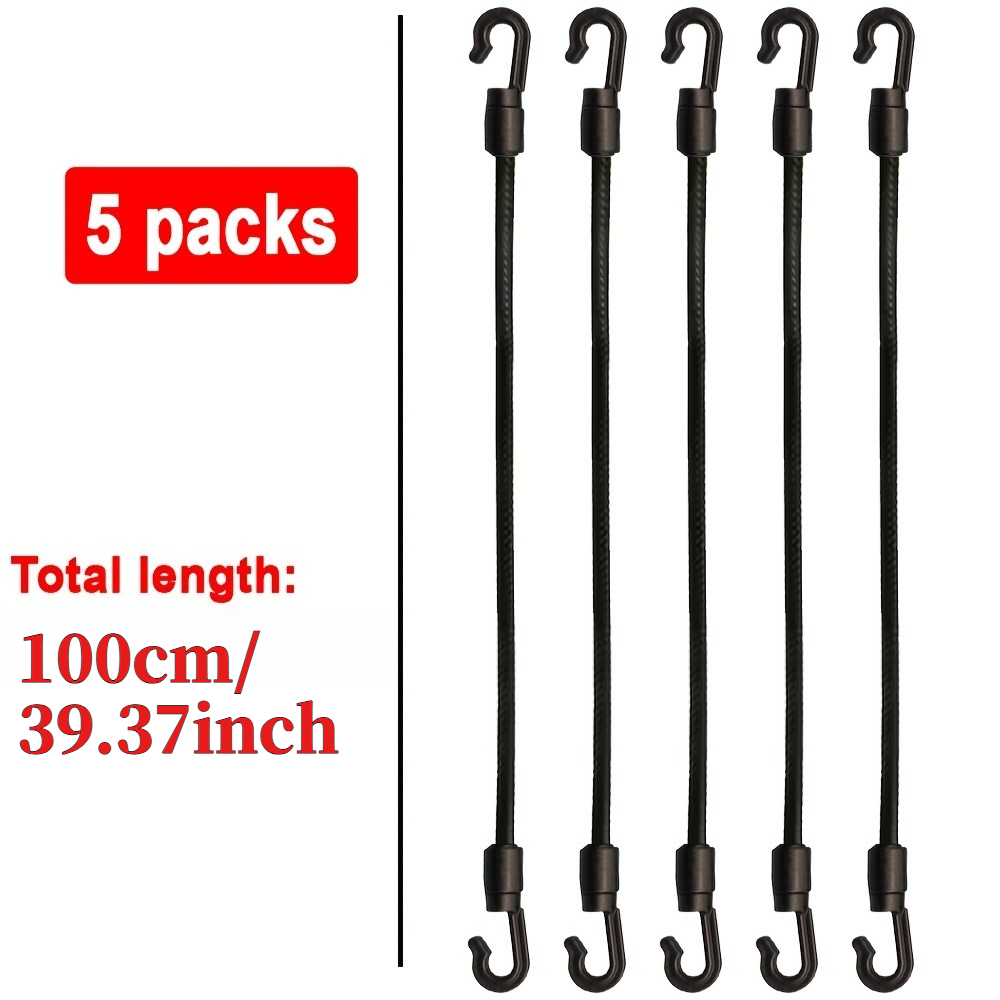 Resistance Band Heavy - 5개입 100cm 길이의 고강도 번지 코드(후크