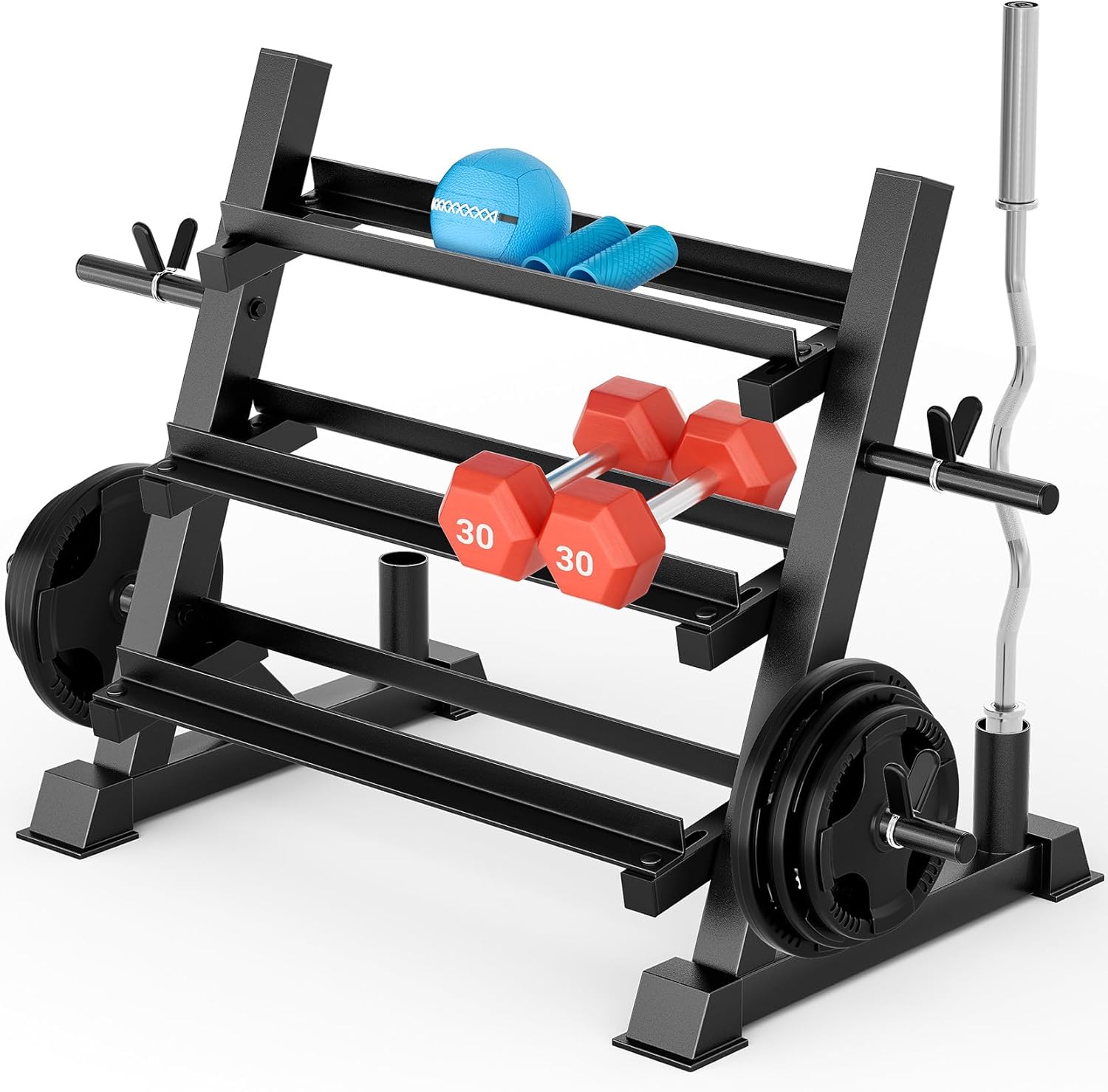Home Gym Gym - 홈짐용, 견고한 소재, 브라운 색상, 1100LBS