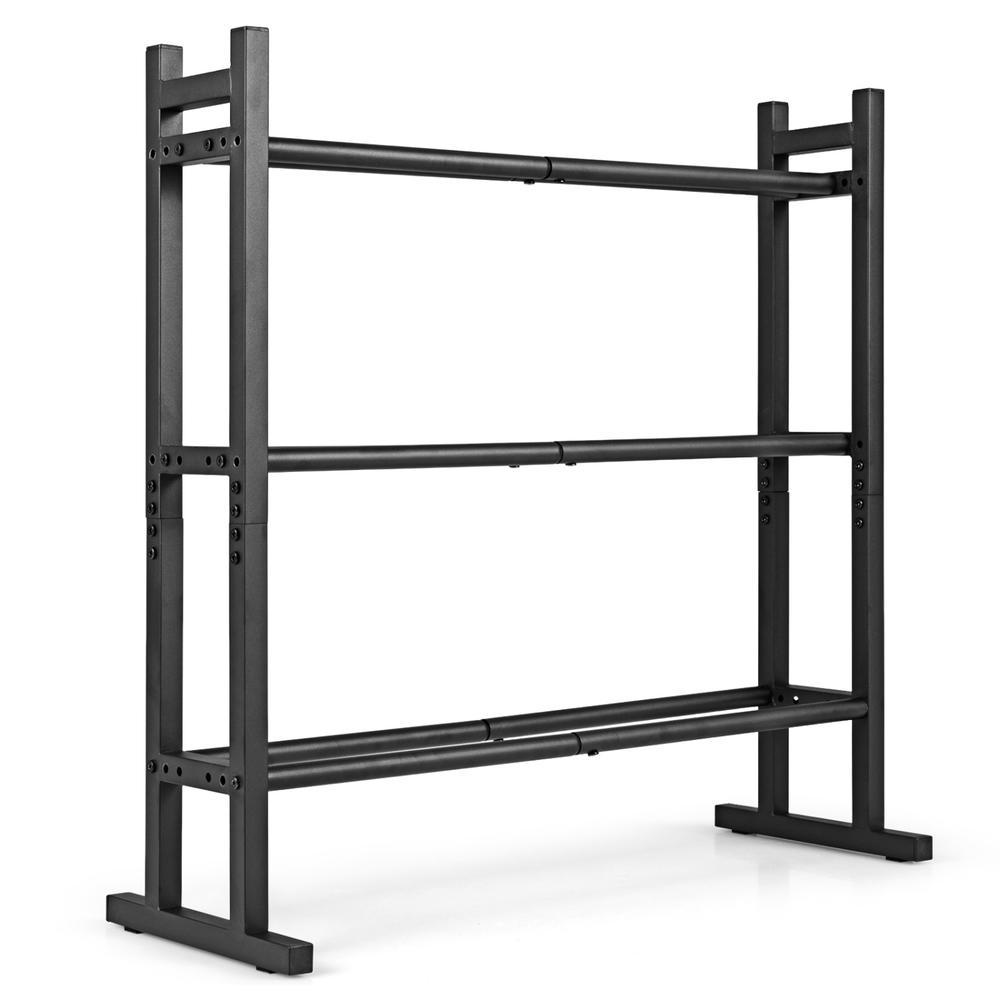 Fitness Home Gym Equipment - 헤비 듀티 3단 덤벨 랙, 분체