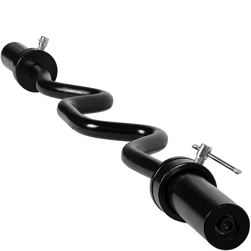 Barbell Curl Bar - 신제품 피트니스 스틸 커브드 스탠다드 크로스