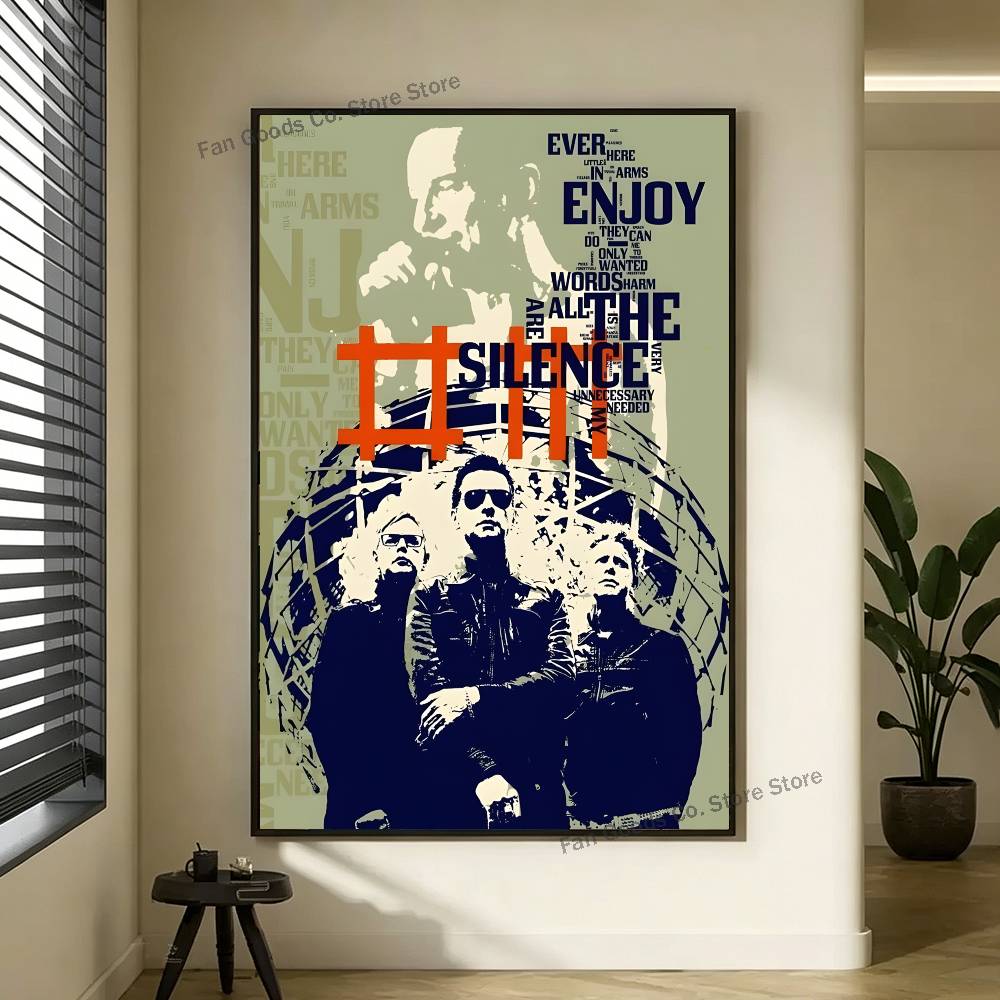 D-Depeche-Mode 밴드 포스터 홈 체육관 축구 - Home Gym Wallpaper 리뷰 및 가격