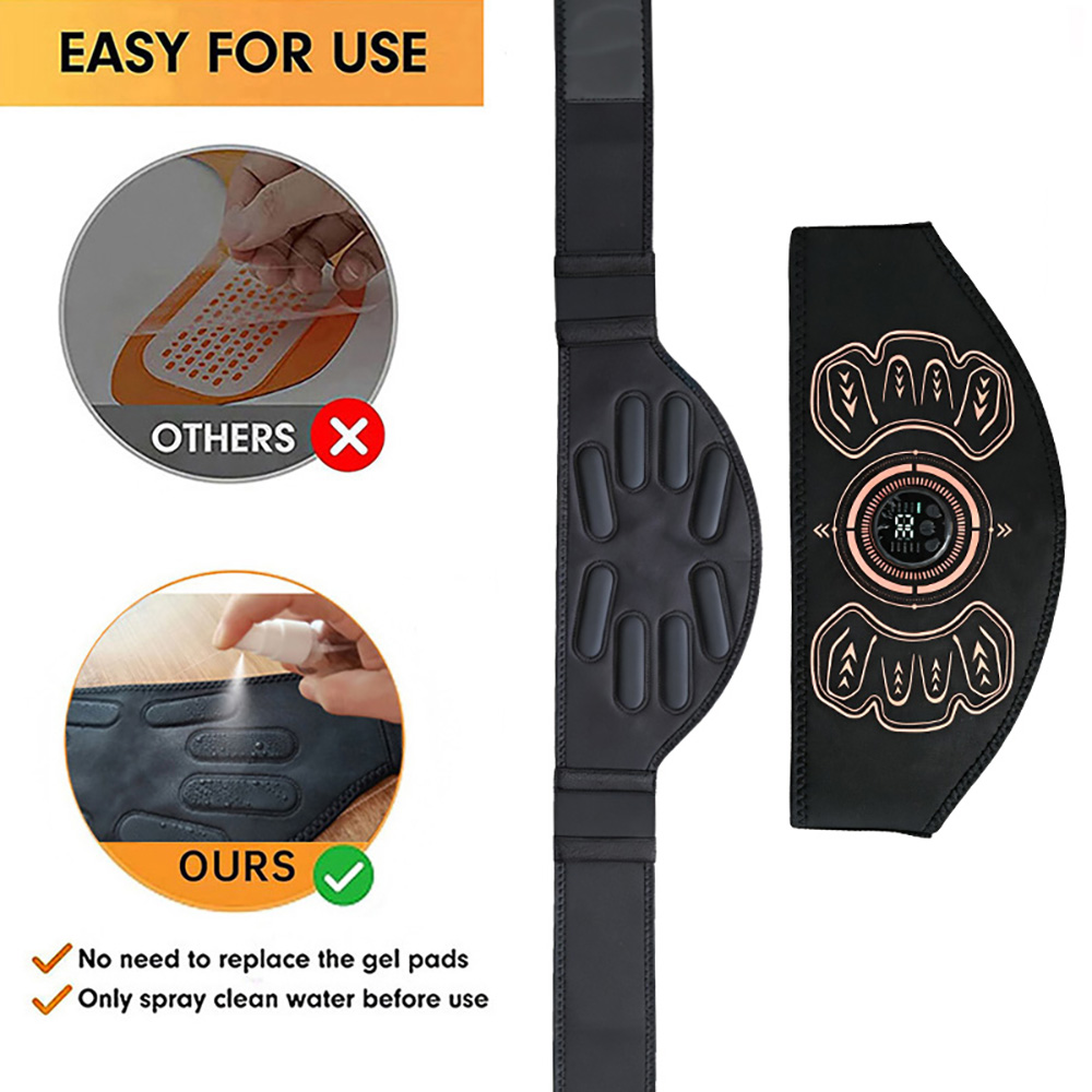 스마트 피트니스 벨트 근육 토너 복근 트레이너 USB  - Home Gym Tools 리뷰 및 가격