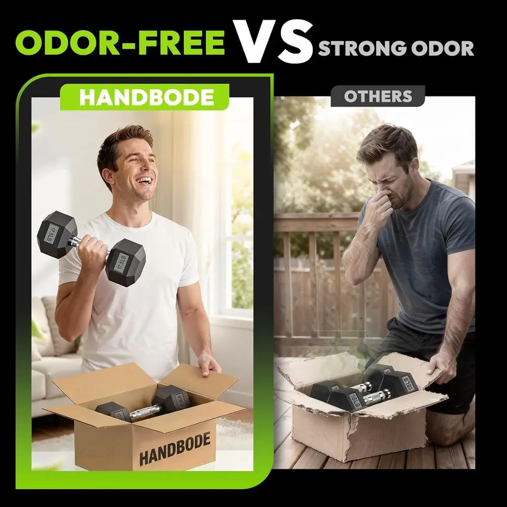 A-E 랙이 있는 헥스 덤벨, 100-600lb 무게  - Home Gym Options 리뷰 및 가격