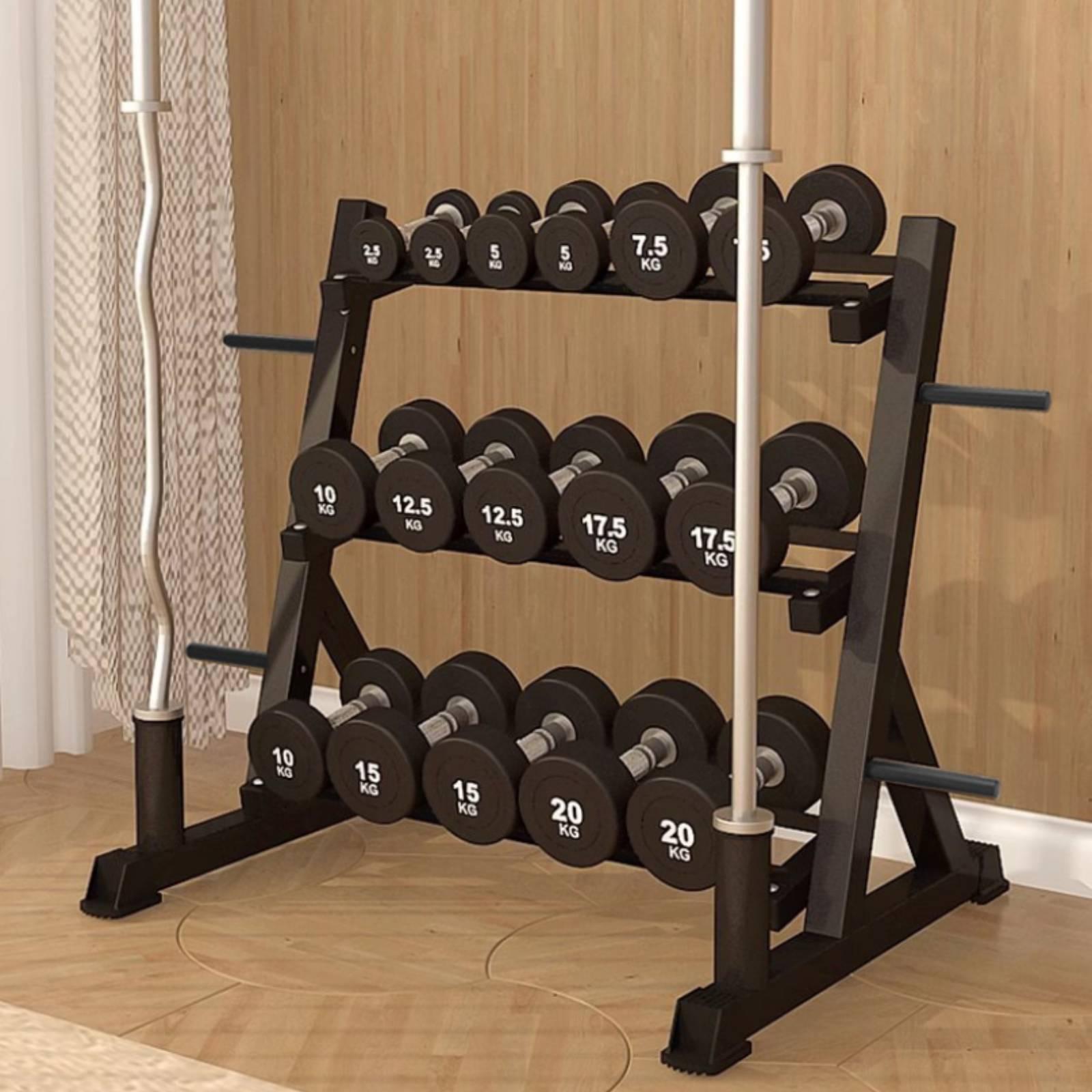 3단 덤벨랙, 공간 절약형 헥사곤 덤벨랙, 홈짐 사용자 - Home Gym Gym 리뷰 및 가격