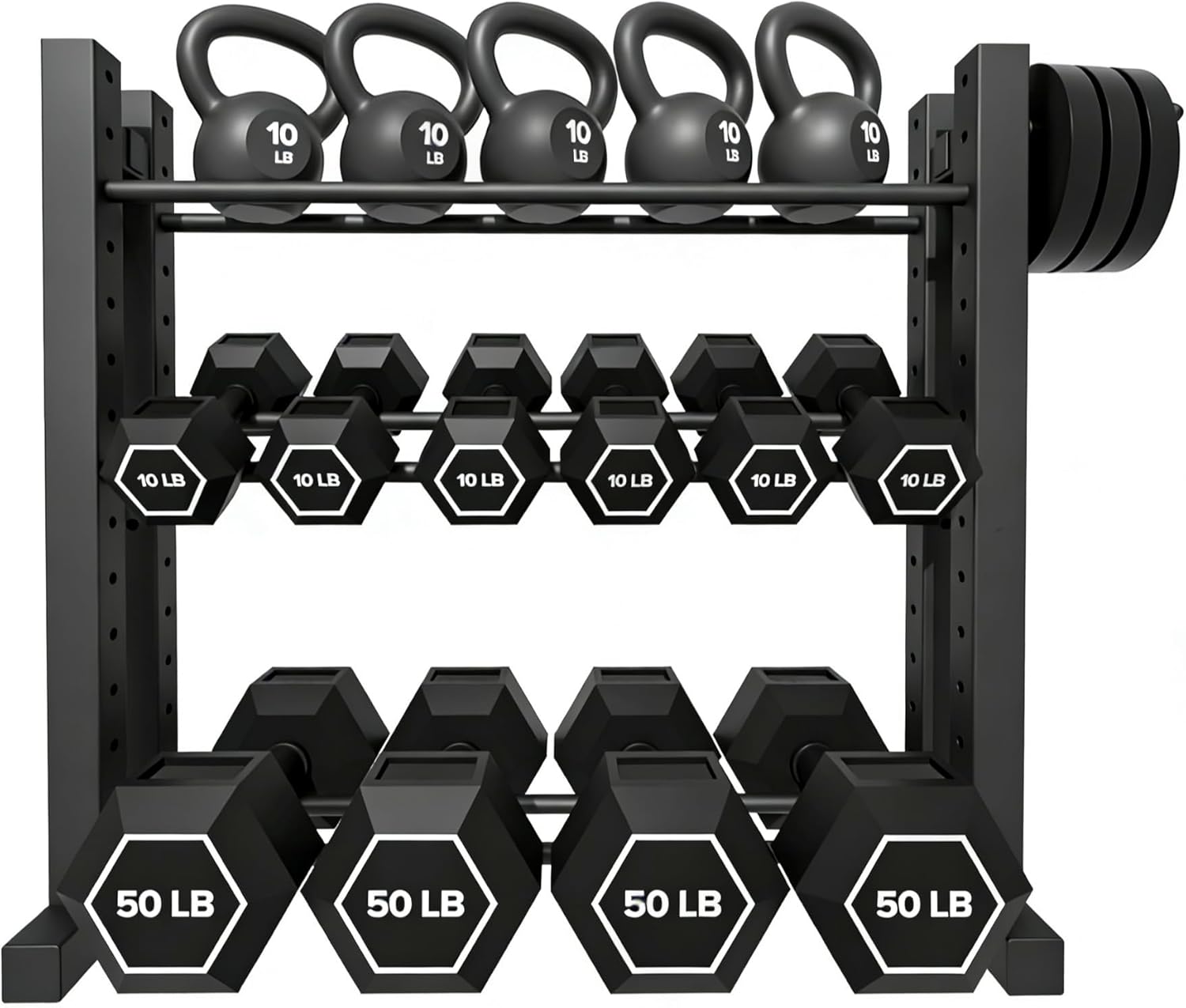 홈짐용, 스틸 소재, 실버 색상, 높이 조절 가능, 1 - Home Gym Gym 리뷰 및 가격