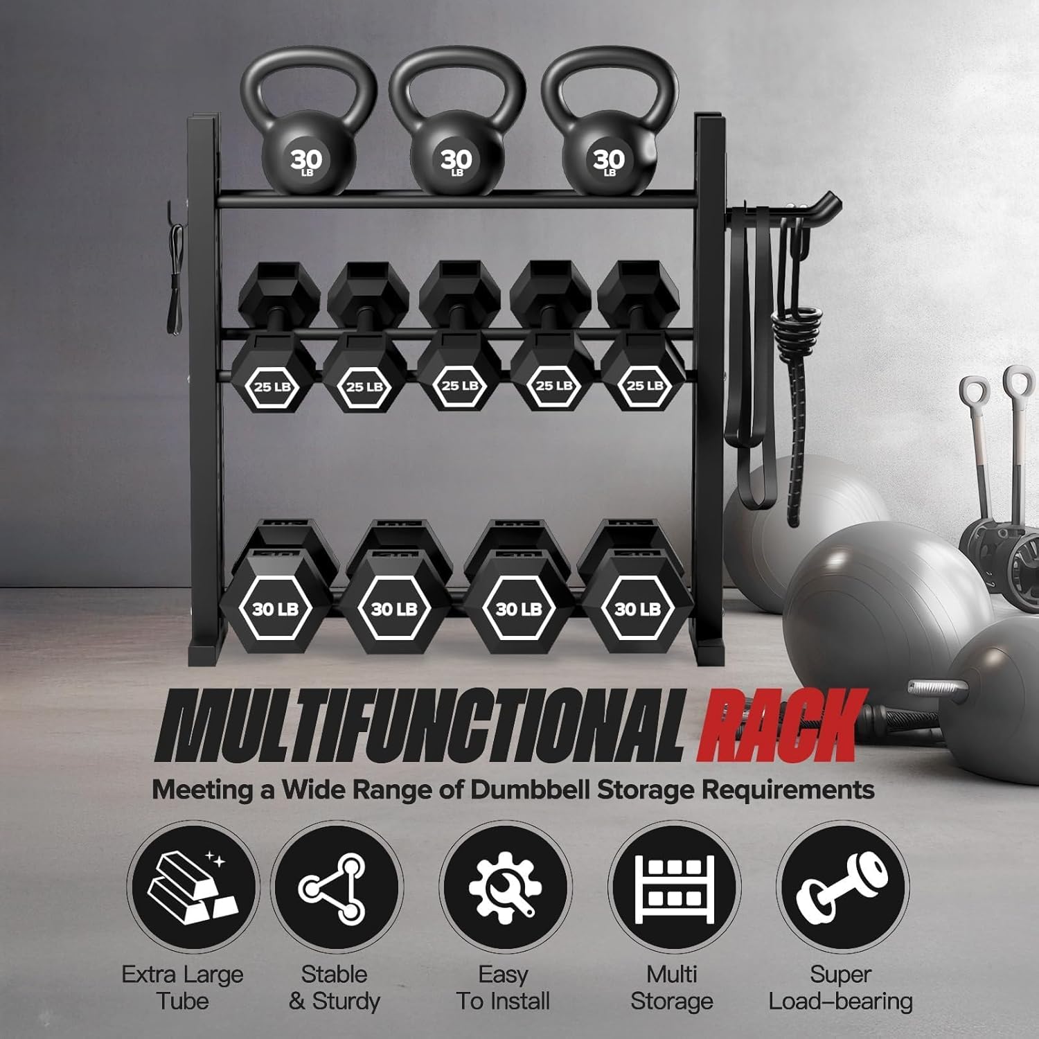 홈짐용, 스틸 소재, 실버 색상, 높이 조절 가능, 1 - Home Gym Gym 리뷰 및 가격