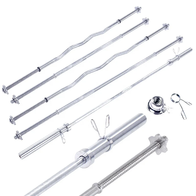 맞춤형 크롬 도금 파워리프팅 바 헬스장 피트니스 장비  - Barbell Curl Bar 리뷰 및 가격