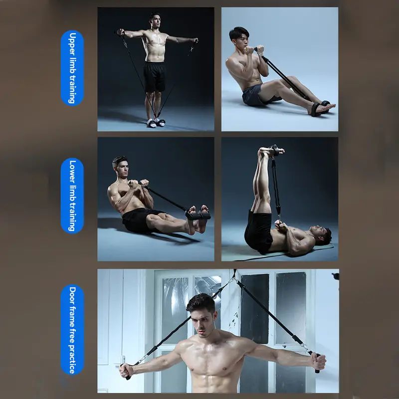 페달 텐션 로프 풀러 운동 집에서 다기능 피트니스 운동 - Home Gym Options 리뷰 및 가격