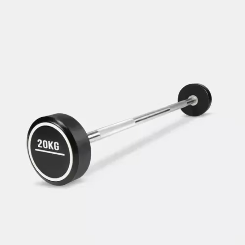 라운드 고무 코팅 컬 고정 바벨 세트 웨이트 리프팅용  - Barbell Curl Bar 리뷰 및 가격