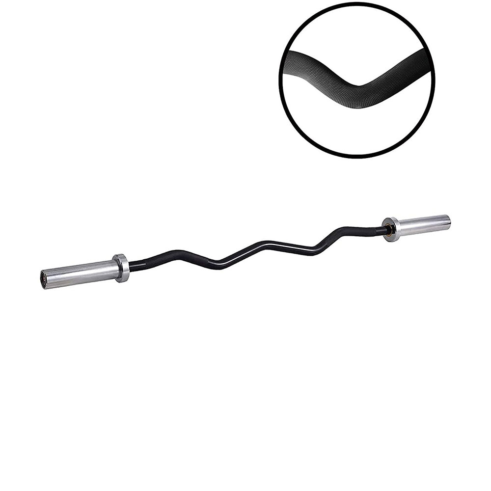 어깨 안정성을 위한 와이드 그립이 있는 심리스 컬 바벨 - Barbell Curl Bar 리뷰 및 가격