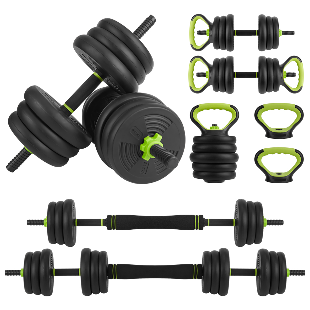 4 in 1 조절식 덤벨 세트, 44lbs 프리 웨이트 - Home Gym Options 리뷰 및 가격