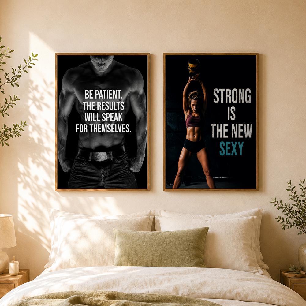 체육관 피트니스 동기 부여 보디빌딩 운동 영감을 주는  - Home Gym Wallpaper 리뷰 및 가격