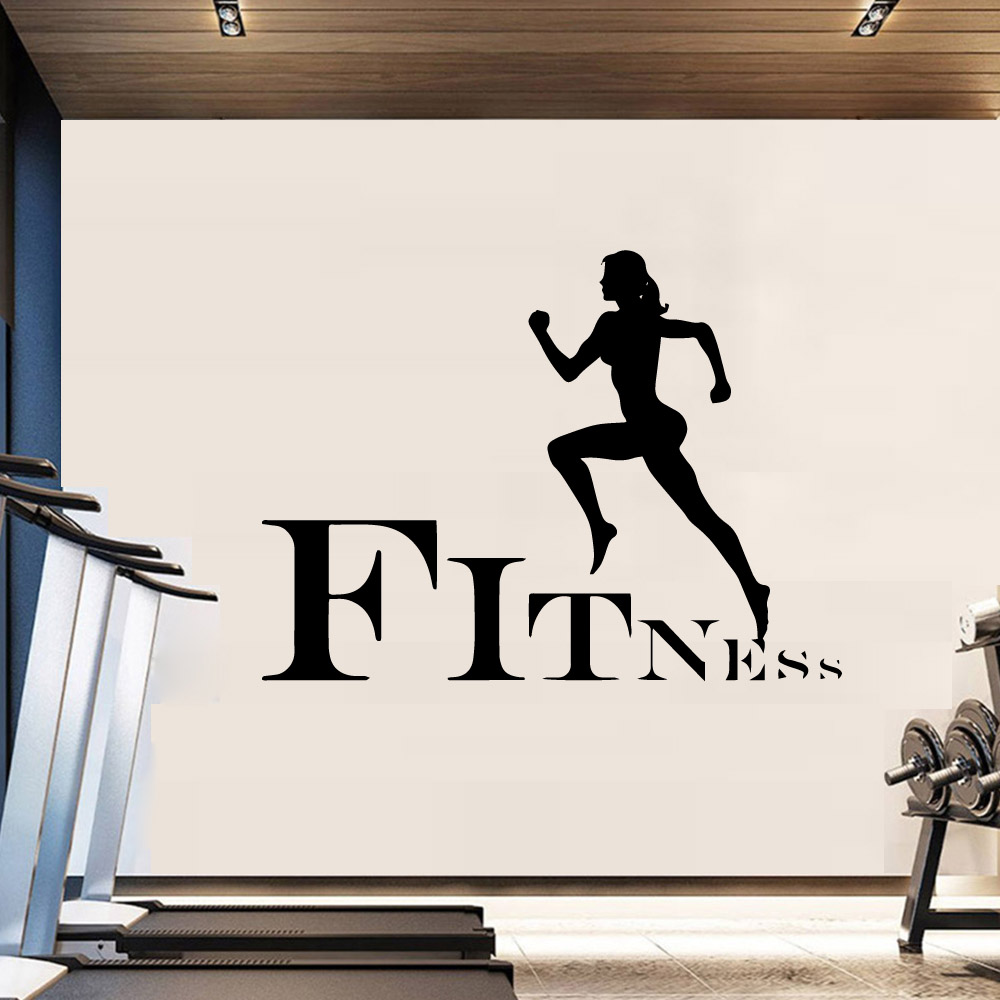 다채로운 피트니스 PVC 벽 데칼, 홈 데코, 어린이  - Home Gym Wallpaper 리뷰 및 가격