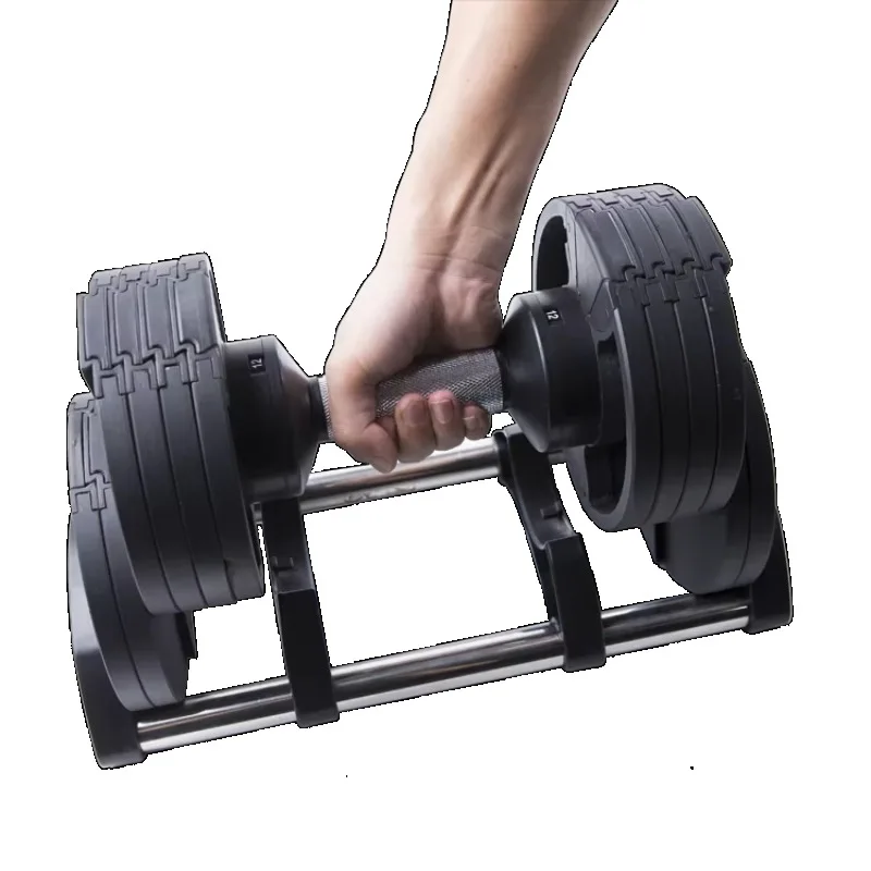 20kg 조절 가능한 다중 무게 옵션 덤벨 세트 미끄럼 - Home Gym Options 리뷰 및 가격