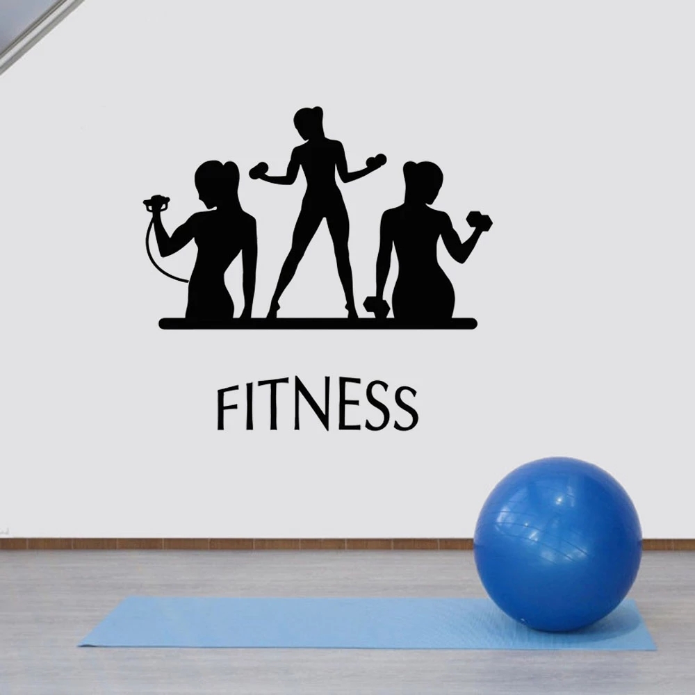 핫 세일 체육관 문화 벽 스티커, 홈 데코, 어린이 방 - Home Gym Wallpaper 리뷰 및 가격