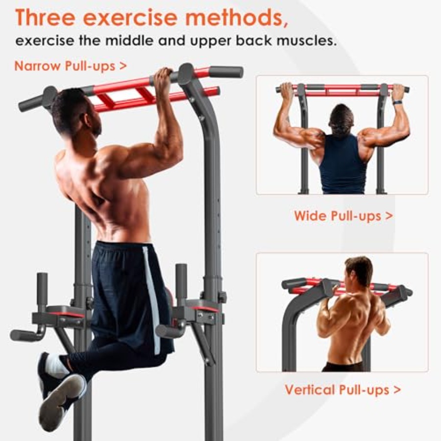 홈짐 풀업 바 스테이션: 스틸 블랙 12단계 조절 가능 - Home Gym Multi Station 리뷰 및 가격