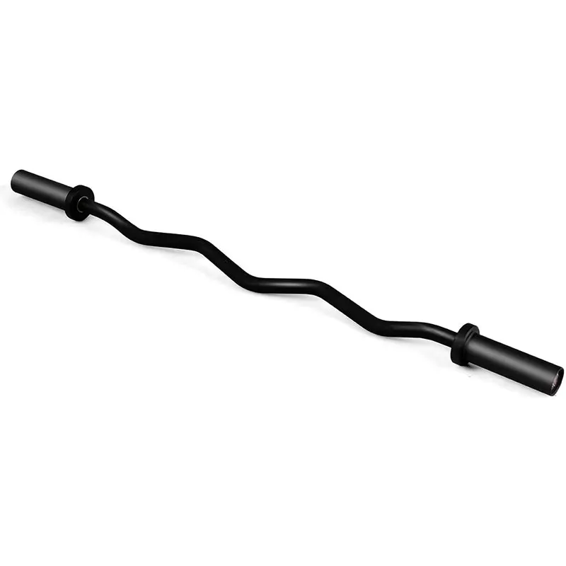 신제품 피트니스 스틸 커브드 스탠다드 크로스 덤벨 올림 - Barbell Curl Bar 리뷰 및 가격