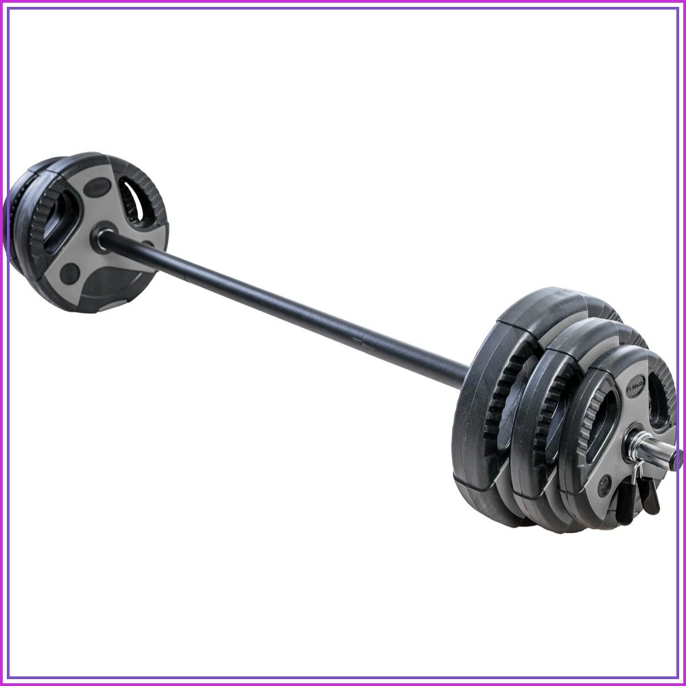 홈짐용 완벽한 바벨 웨이트 세트 - 43 LB - Home Gym Gym 리뷰 및 가격